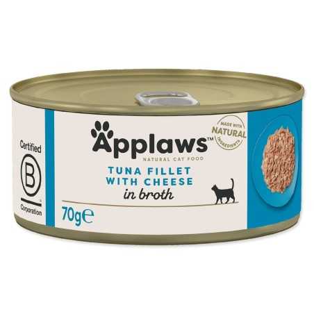 Applaws mokra hrana za mačke – tuna s sirom (pločevinka, 70 g)