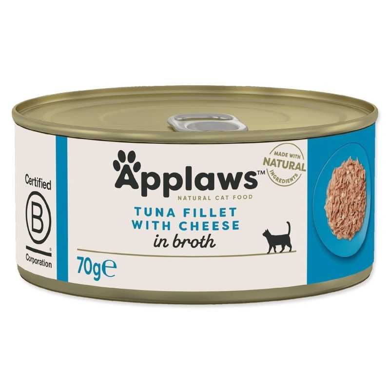 Applaws mokra hrana za mačke – tuna s sirom (pločevinka, 70 g)