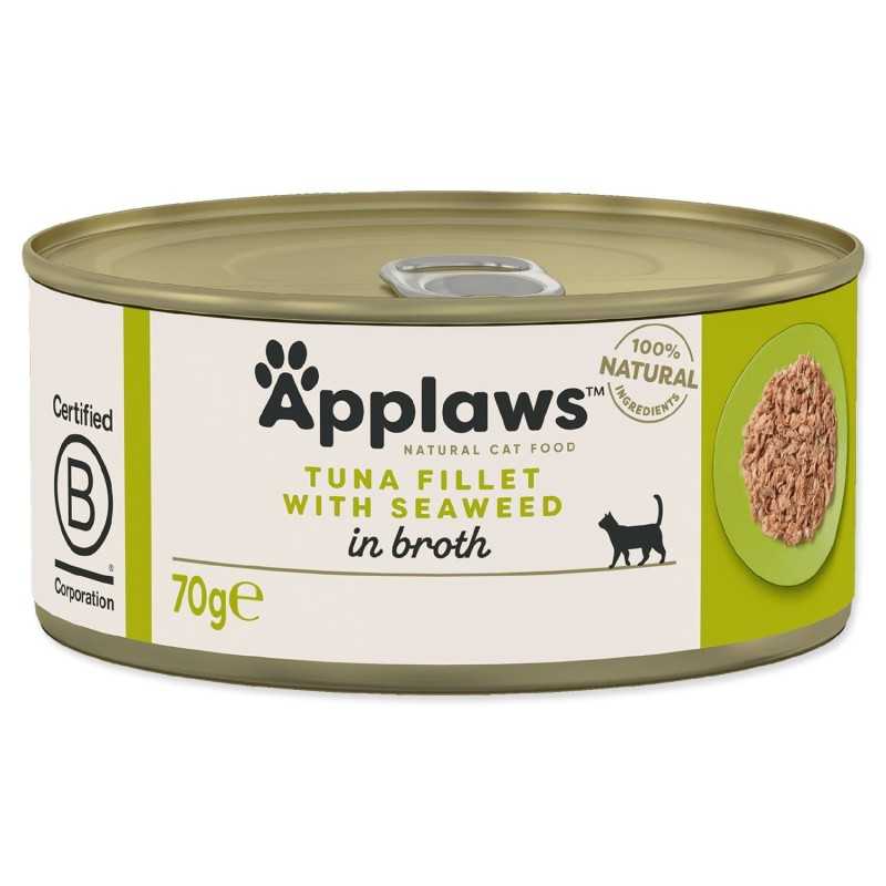 Konzerva Applaws Cat tun in morska alga 70 g