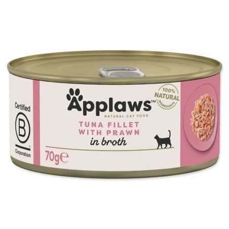 Konzerva Applaws Cat tuna z kozicami 70g