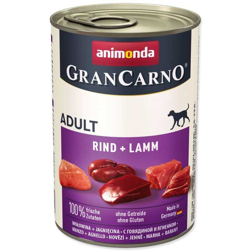 Konzerva Animonda Gran Carno Adult govedina in jagnjetina 400g