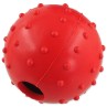 Igrača Dog Fantasy gumijasta žoga z vrvjo mešanica barv 6x30cm