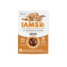 Vrečka IAMS Delights Adult piščanec in puran v omaki 85 g