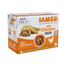 IAMS Delights Kitten piščanec v omaki multipack 12 x 85 g